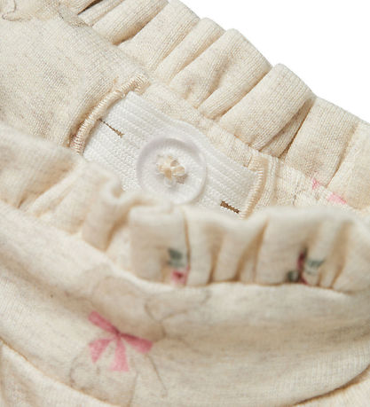 Name It Trousers - NbfHallo - Peyote Melange w. Rabbits