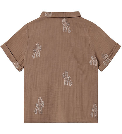 Fliink Skyrta - Hello - Fura Bark Cactus Aop
