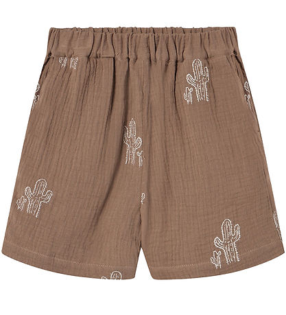 Fliink Shorts - Hello - Kiefer Bark Cactus Aop