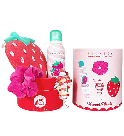 Inuwet Gjafasett - Strawberry - Sweet Bleikt