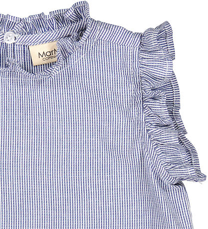 MarMar Stuttermabolur - Tirra - Dökkblátt Stripe