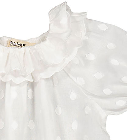 MarMar Summer Romper - Rosetta - Gentle White