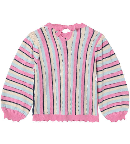 Fliink Blouse - Knitted - Bowie Stripe - Sandshell Multi