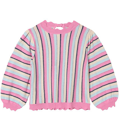 Fliink Blouse - Knitted - Bowie Stripe - Sandshell Multi