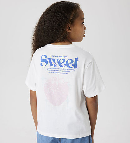 Name It T-shirt - NkfJessa - Bright White w. Print