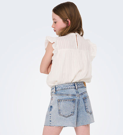 Kids Only Stuttbuxur - KogElla - Light Blue Denim