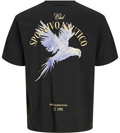 Jack & Jones Stuttermabolur - JorHydra - Black
