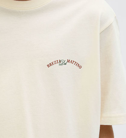 Jack & Jones Stuttermabolur - JorHydra - Antique White