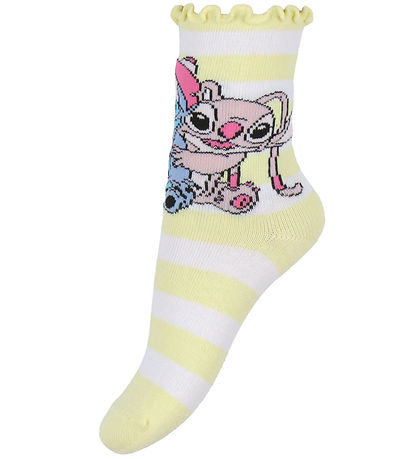 Name It Socks - 3-Pack - NmfSara - Stitch/Angel - Cameo Pink/L