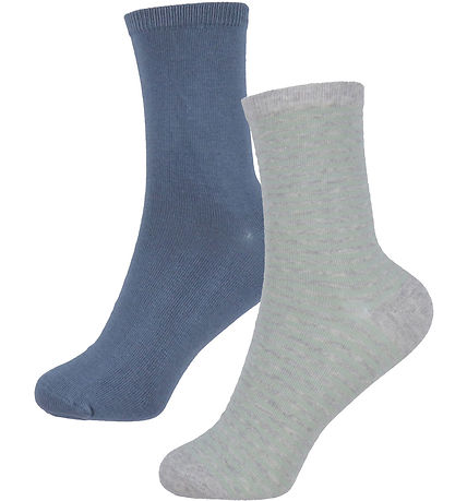 Name It Sokkar - 5 Pakki - NkmVaks - Light Grey Melange/Strönd