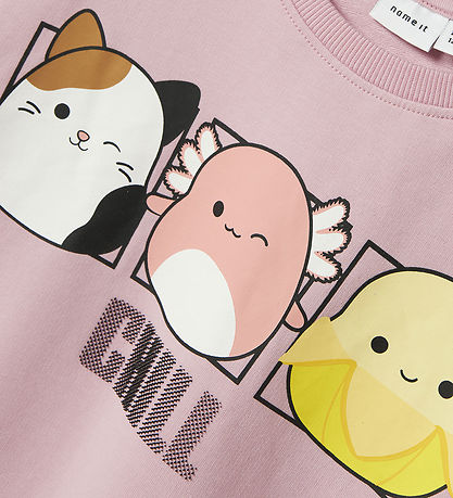 Name It Peysa - NkfMomira - Squishmallows - Myndasýning Bleikt