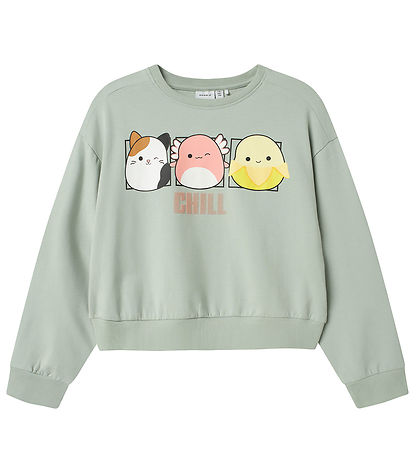 Name It Peysa - NkfMomira - Squishmallows - Aqua Grár