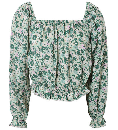 Hound Bluse - Flower Top - Grün