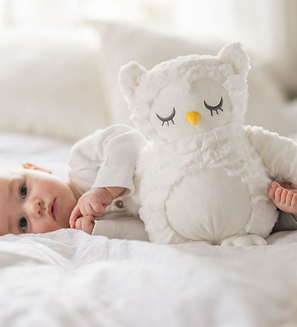 Teddykompaniet Värmekudde - Uggla - Vit - 23 cm
