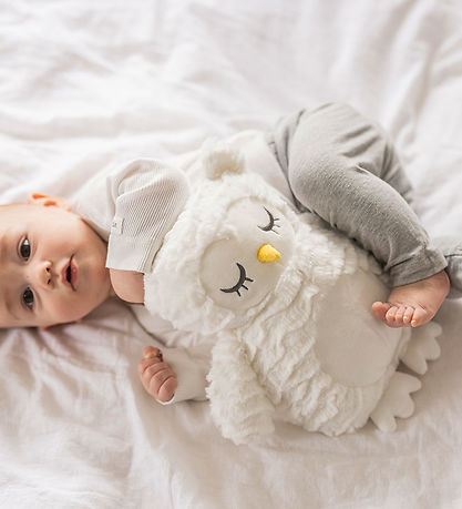 Teddykompaniet Värmekudde - Uggla - Vit - 23 cm