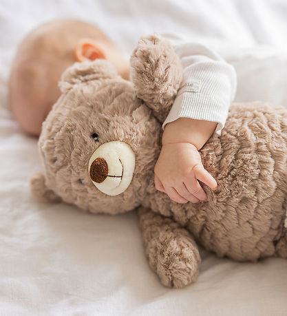 Teddykompaniet Hitapúði - Björn - Brúnt - 30 cm
