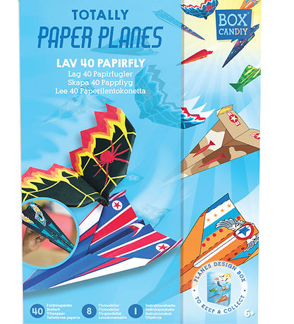 Box Candiy Creation Set - Low 40 Paper airplanes - Totally Paper