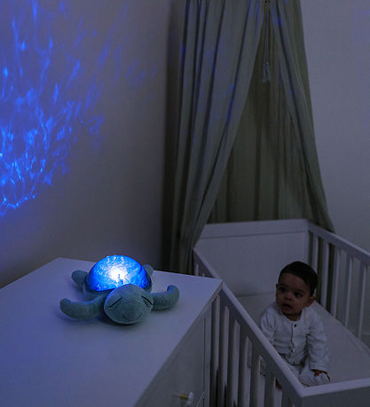 Cloud-B Night Lamp w. Sound - Tranquil Turtle - Mint Green