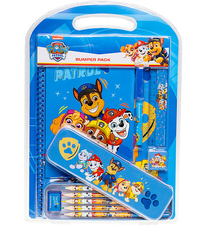 Paw Patrol Pencil Set w. Colouring Pencils & Notebook