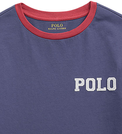 Polo Ralph Lauren Stuttermabolur - Rykblátt
