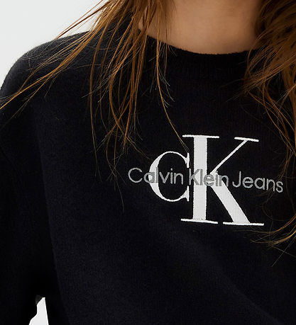 Calvin Klein Blússa - Einræða - Svart