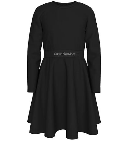 Calvin Klein Kleid - Logoband - Schwarz
