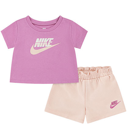 Nike Shorts Set - T-shirt/Shorts - Washed Coral