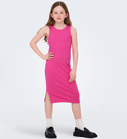 Kids Only Kleid - Rib - CookBelfast Life - Fuchsia Fedora