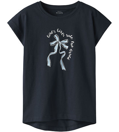 Name It Stuttermabolur - NkfVigea - Dark Sapphire/Blue Bow