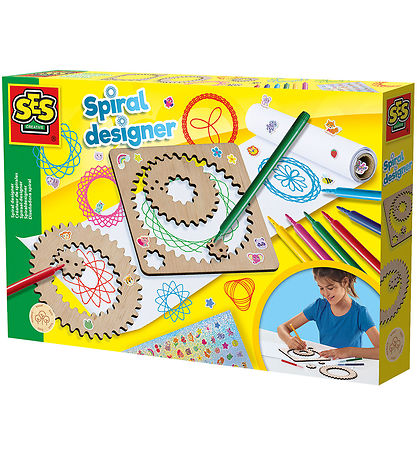 SES Creative Creation Set - Spiral Drawing Set By Wood