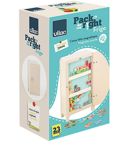 Vilac Logic games - Wood - 21 Bricks - Refrigerator