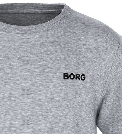 Björn Borg T-Shirt - Kasteel Essential - Grijs