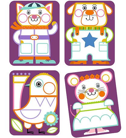 Djeco Colouring Set - Palette Painting - Chubby Cheeks