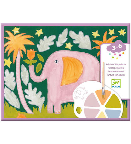Djeco Colouring Set - Palette Painting - Wild Ones