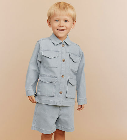 Sofie Schnoor Jacket - Hector - Blue Denim Stripe w. Lightning