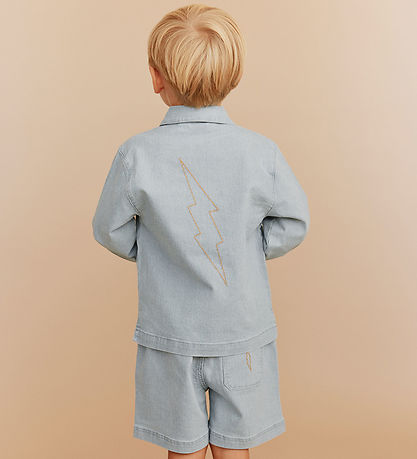 Sofie Schnoor Jacket - Hector - Blue Denim Stripe w. Lightning