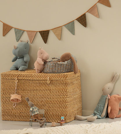 Maileg Kosedyr - Safari Friends - Neshorn - Medium+ - Støvblå