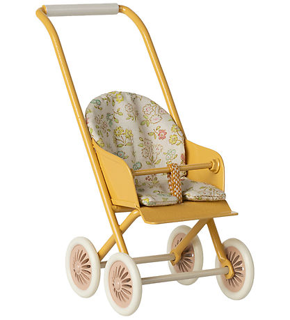 Maileg Miniature Stroller - Micro - Yellow