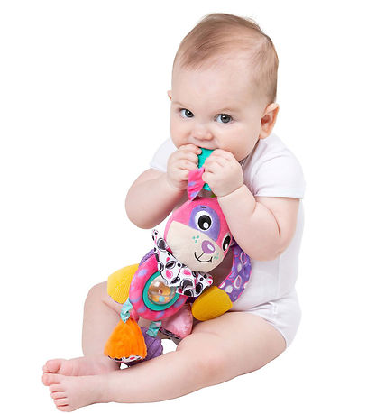 Playgro Pram Clip Toy - Dixie Activity dog