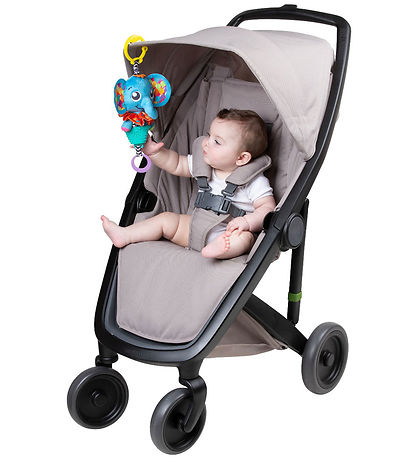 Playgro Pram Clip Toy w. Music - Elly Elephant