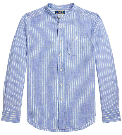 Polo Ralph Lauren Skjorta - Brevbärare - Blå/Vitrandig