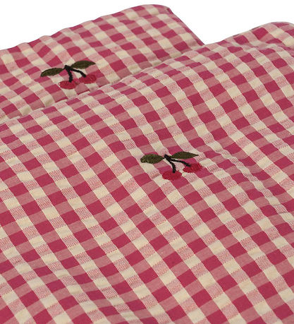 Konges Sløjd Doll Bedding - Bubblegum Check