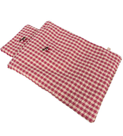 Konges Sløjd Doll Bedding - Bubblegum Check