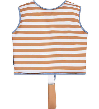 Simma Essentials Simväst - Brown White Striped