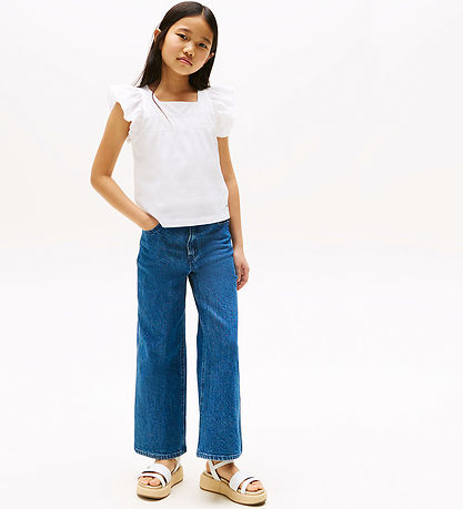 Tommy Hilfiger Top - Ruffle - White