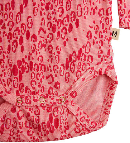 Mini Rodini Body l/ä - 2er-Pack - Leopard - Multi