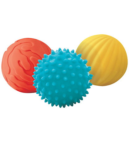 Balle Sensorielle Ludi - 3 Pack - Rouge/Jaune/Bleu