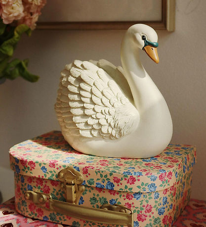 Konges Sløjd Spardose - Polyresin - Swan