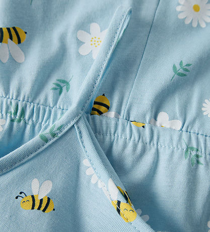 Name It Summer Romper - NmfVigga - Cool Blue/Bubblebee