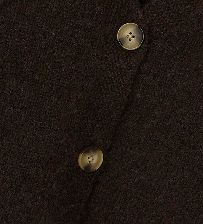 LMTD Cardigan - Knitted - NlfNede - Chocolate Brown